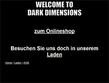Tablet Screenshot of darkdimensions.ch